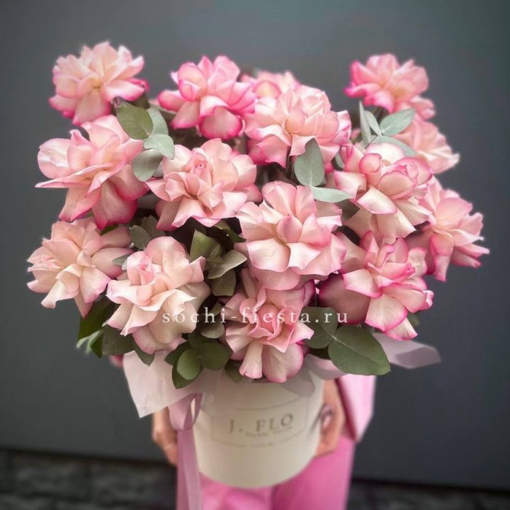 17 Французских  роз Венди в боксе в Липецке