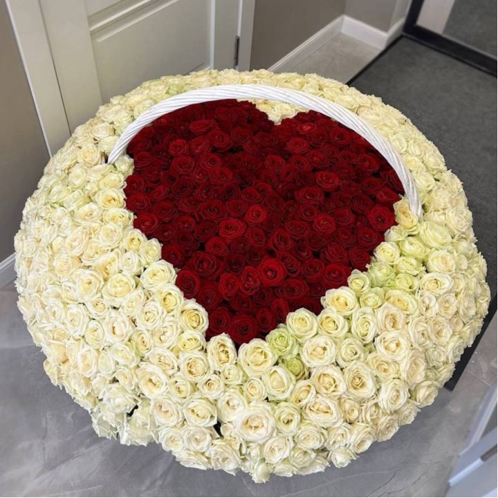 501 роза сердце в Липецке