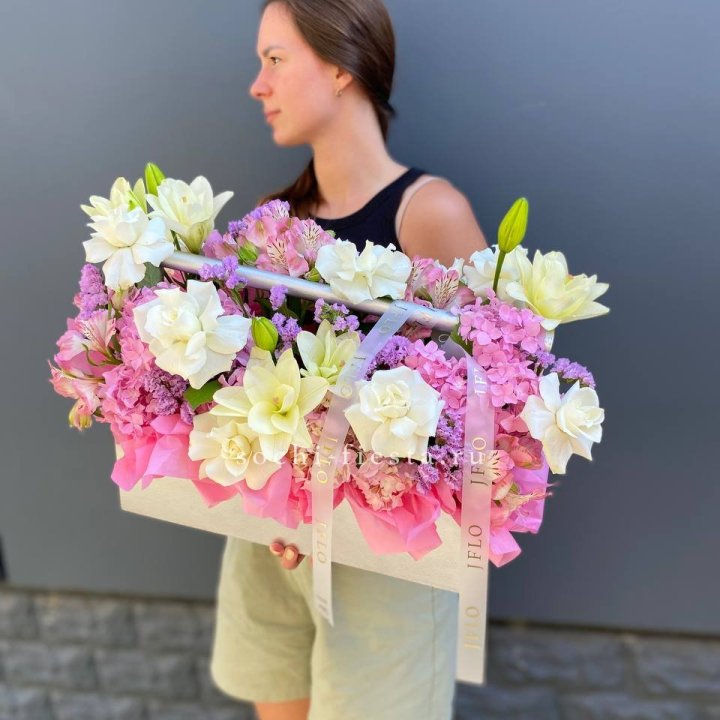 Большой бокс розовый в Липецке