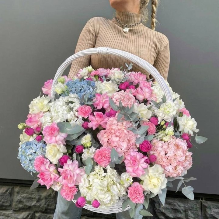 Цветочная корзина №3 в Липецке