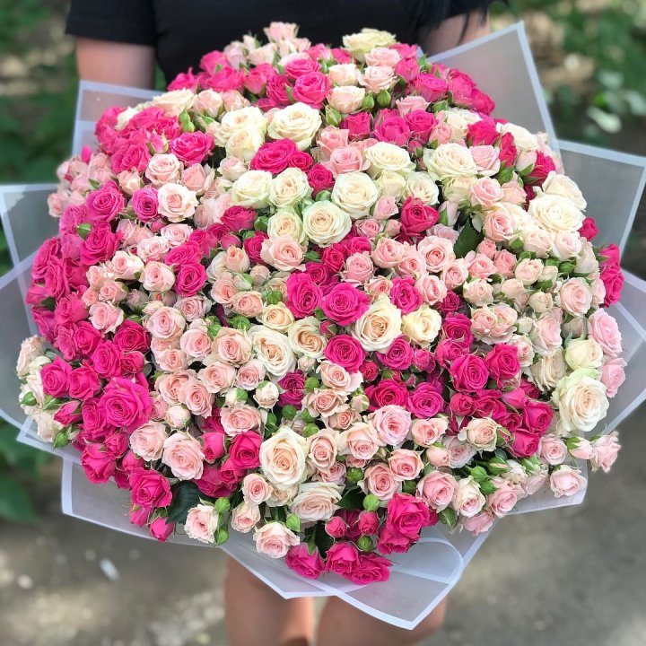 101 кустовая роза в Липецке