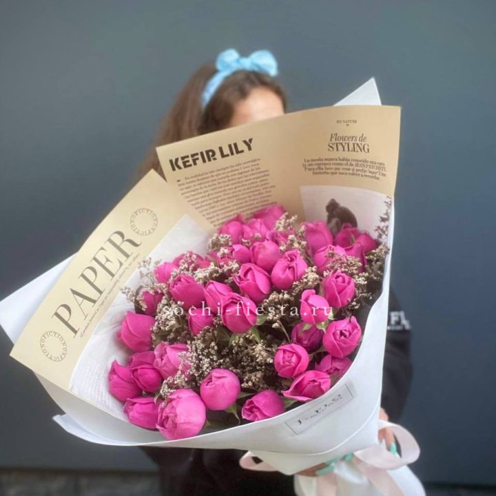 Пионовидные розы баблс №3 в Липецке