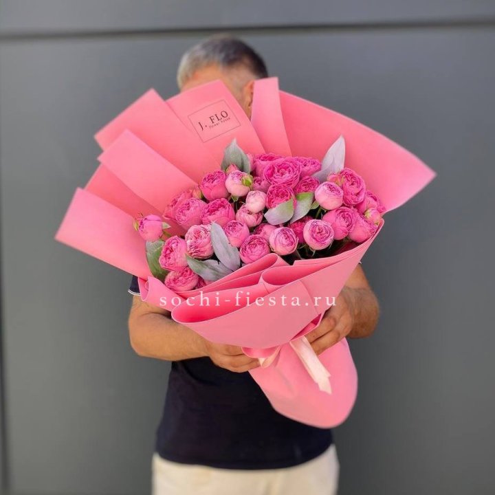 Пионовидные розы баблс №2 в Липецке