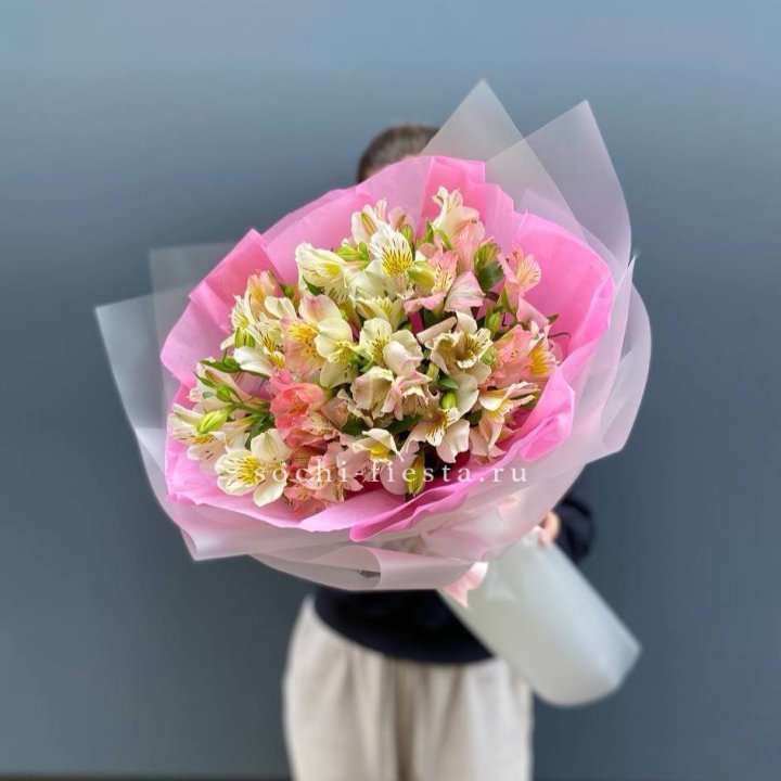 букет альстромерий "Черри" в Липецке