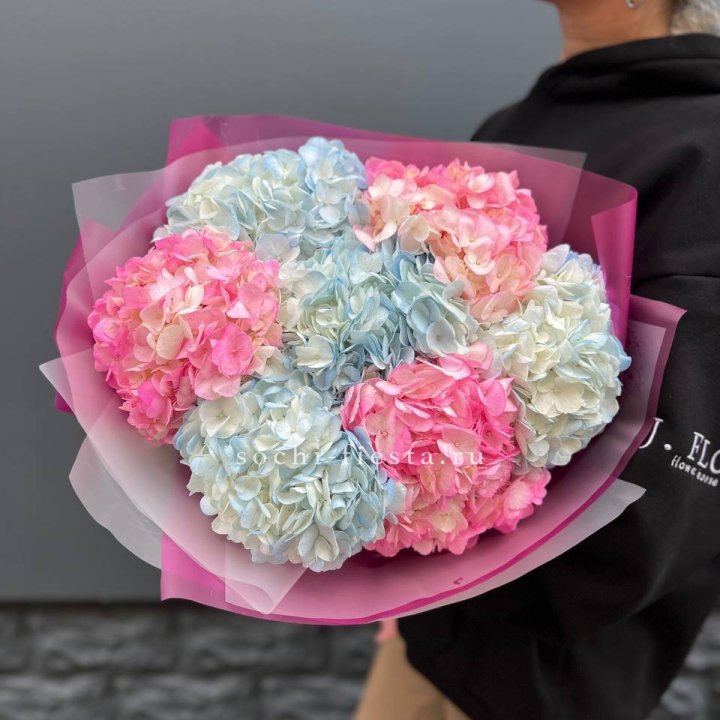 Букет гортензий "Тоника №2" в Липецке