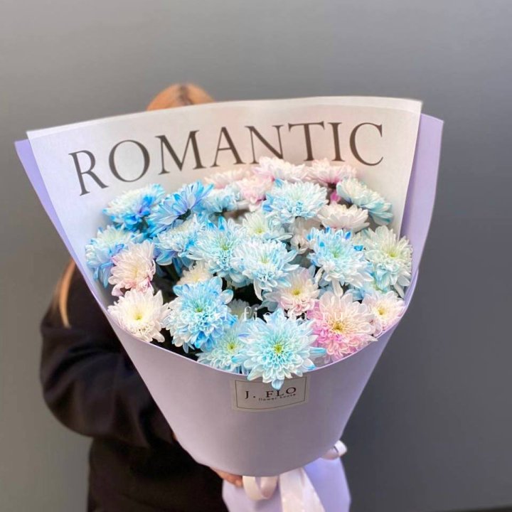 Букет кустовых хризантем в Липецке