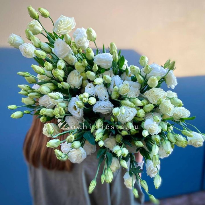 Охапка эустомы в Липецке