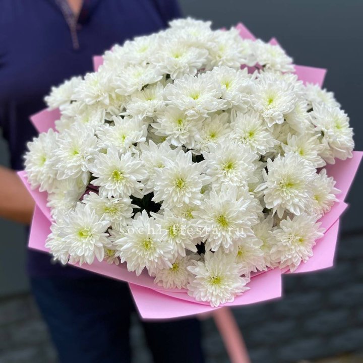  Букет 15 хризантем  в Липецке