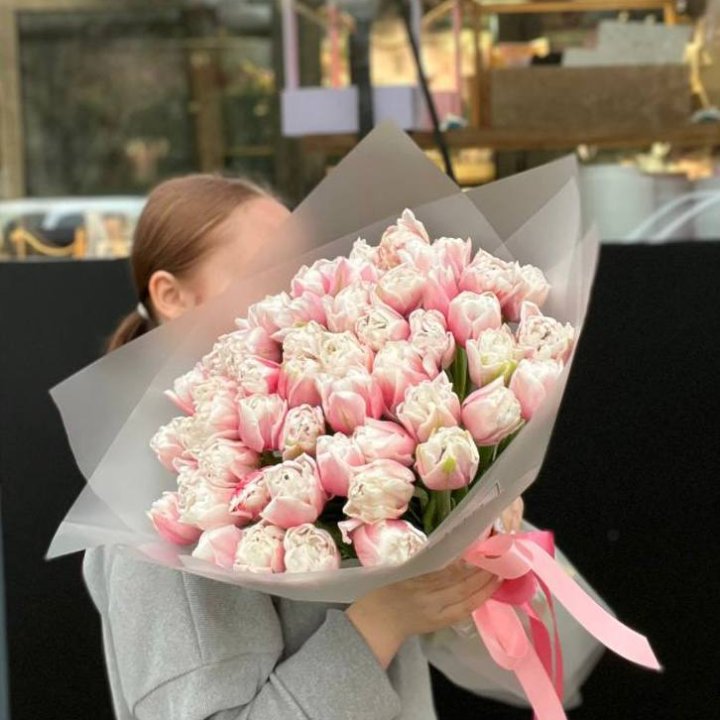51 нежный тюльпан в Липецке