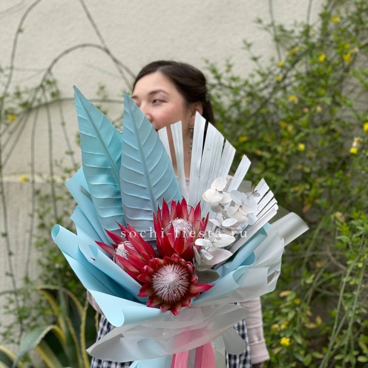 Букет из протеи "Клеопатра-2" в Липецке