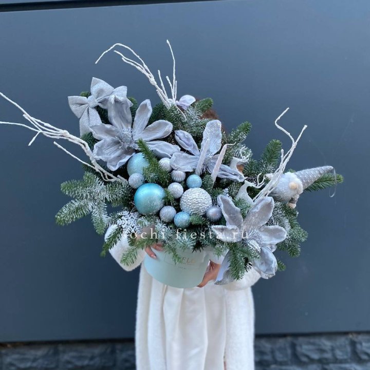 Композиция "Снежный цветок" в Липецке