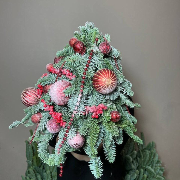 Ёлка красная в Липецке