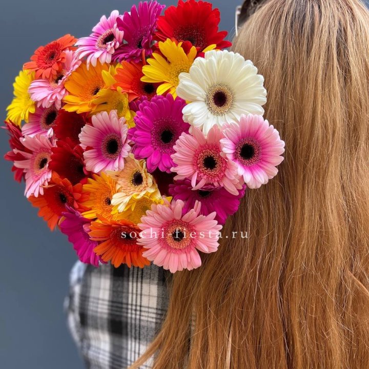 Охапка гербер  в Липецке