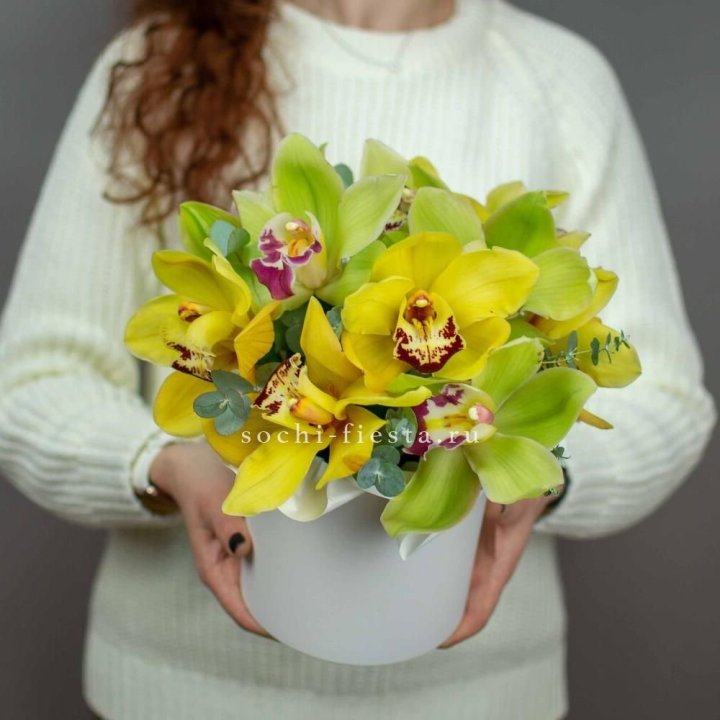 Бокс с орхидей №1 в Липецке