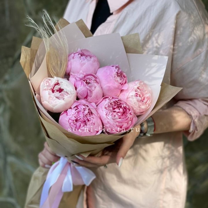 Букет пионов "Венди" в Липецке