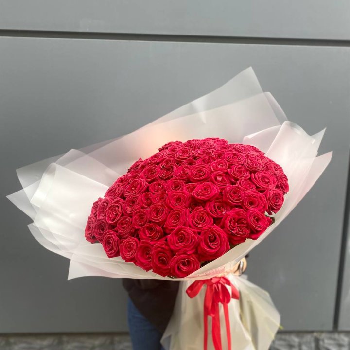 101 высокая роза в Липецке