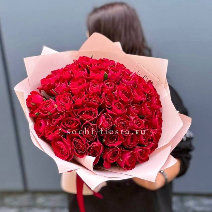 55 кенийских роз в Липецке