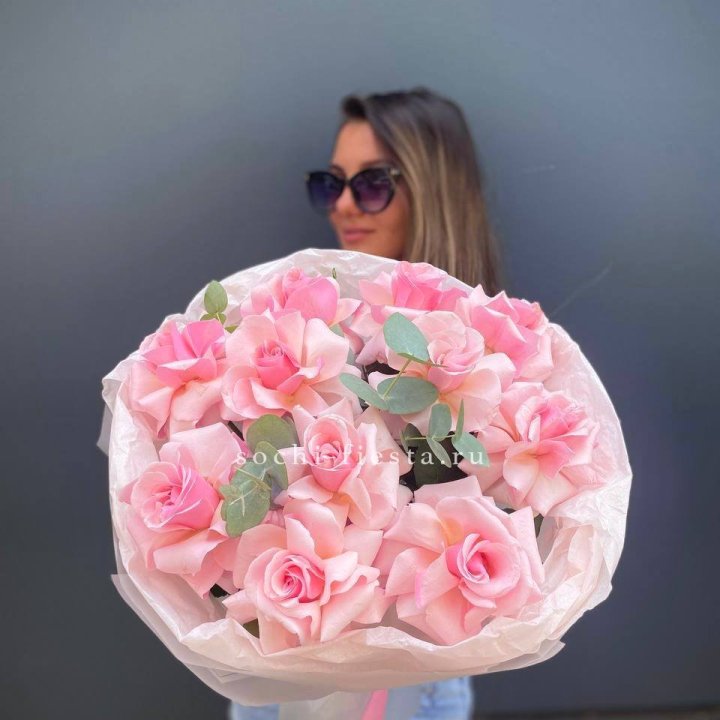 Букет роз "Минифу" в Липецке