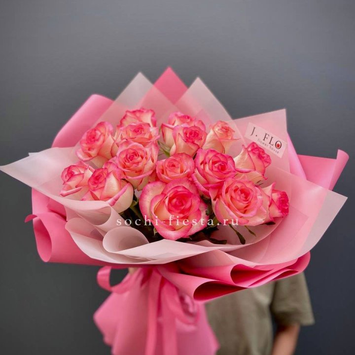 15 роз "Джумилия" в Липецке