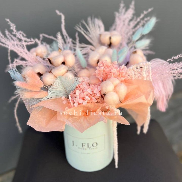 Авторский бокс с сухоцветами №3 в Липецке