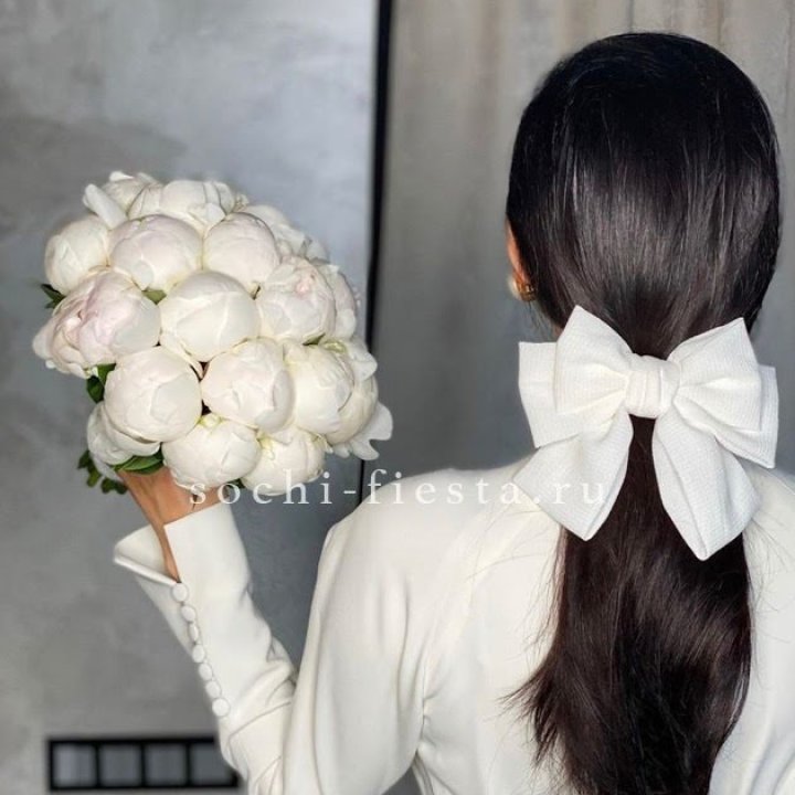 Свадебный букет пионов в Липецке
