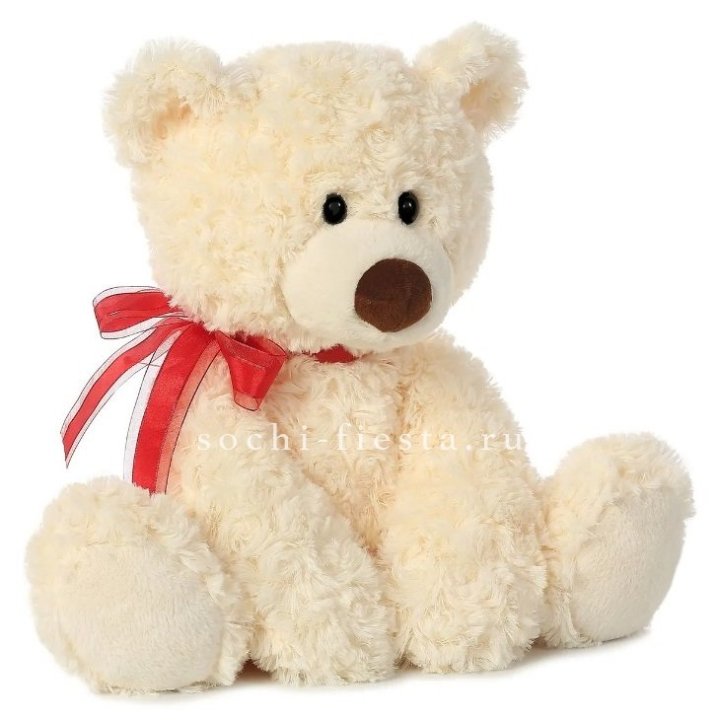 Белый плюшевый мишка  в Липецке