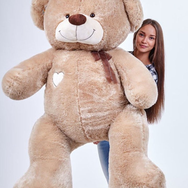 Бурый плюшевый мишка большой в Липецке