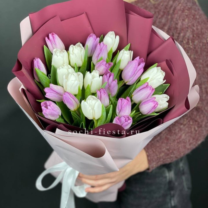 25 тюльпанов микс в Липецке