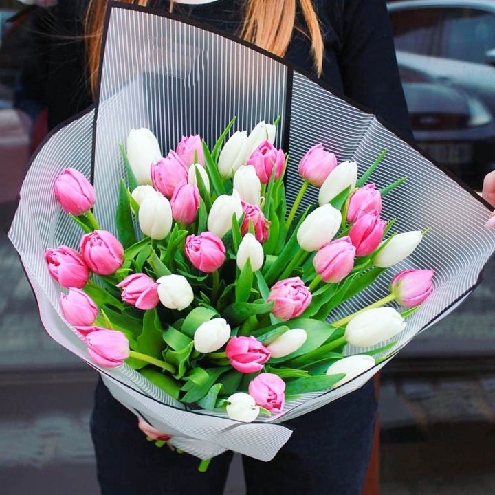 29 тюльпанов микс в Липецке